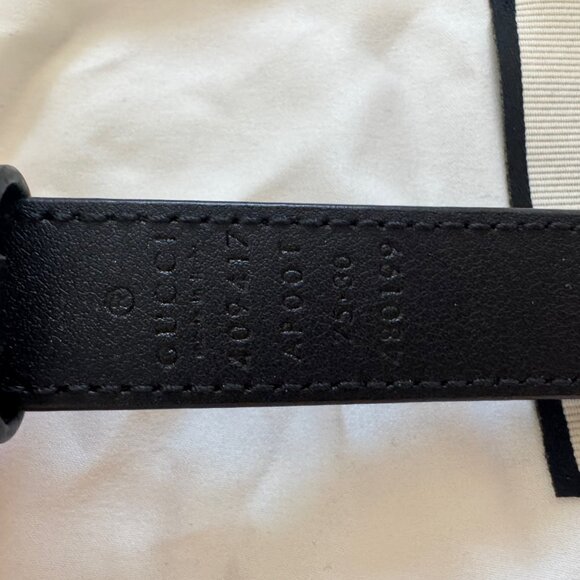 Authentic GG Marmont thin belt main image 4